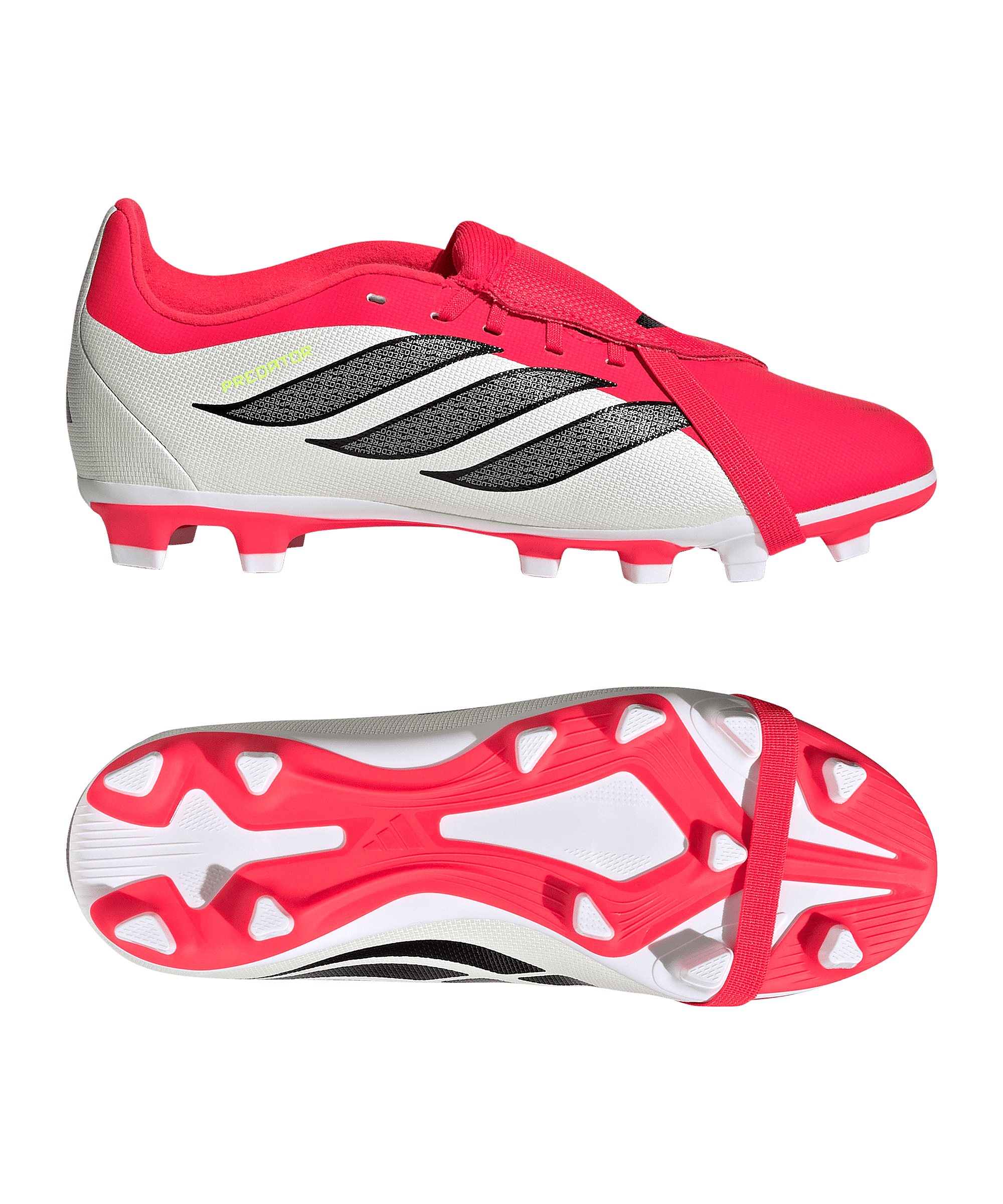 adidas Predator Club Fold Over Tongue FG/MG - Rood