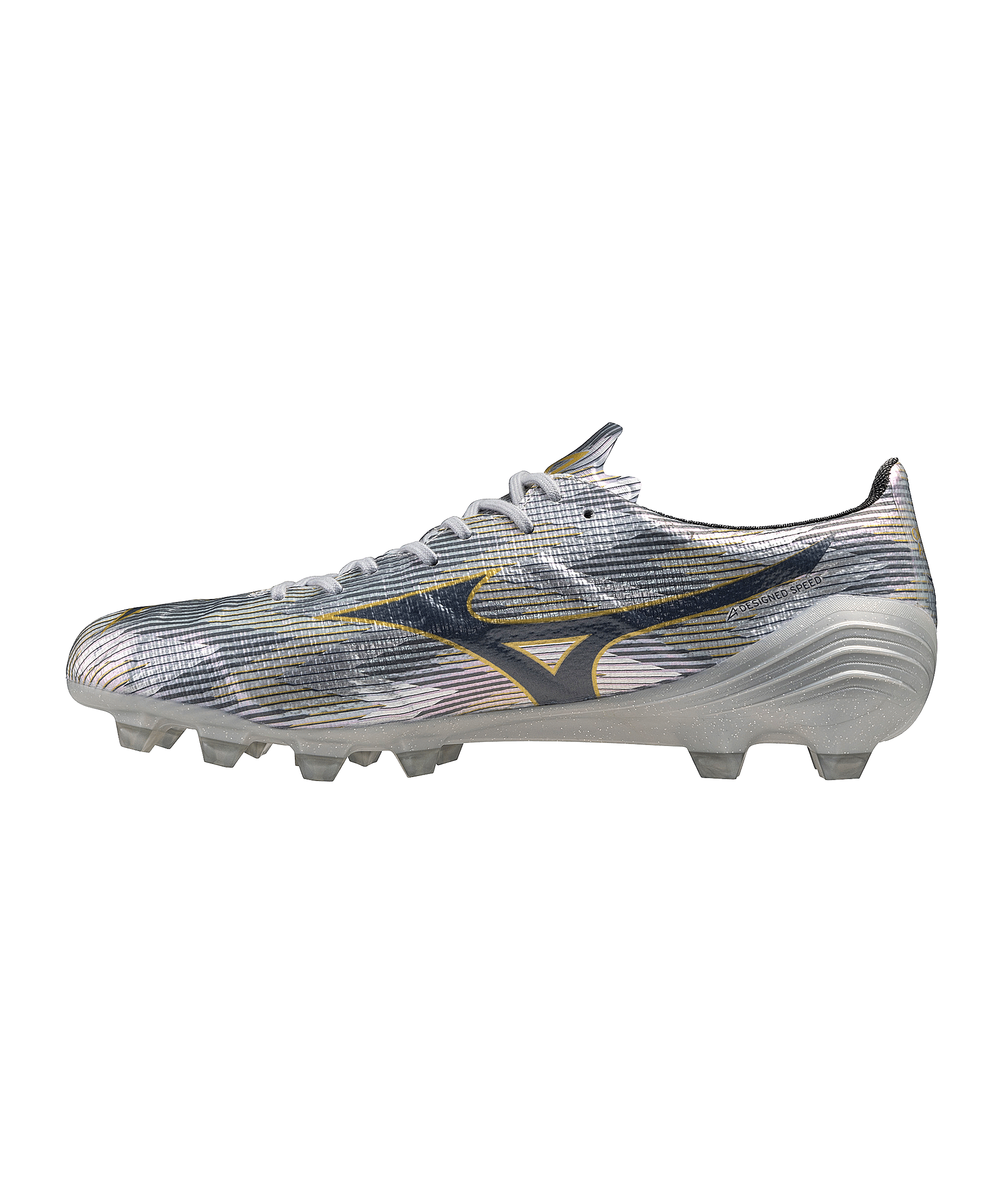 Mizuno Alpha II Elite FG Platinum Silver