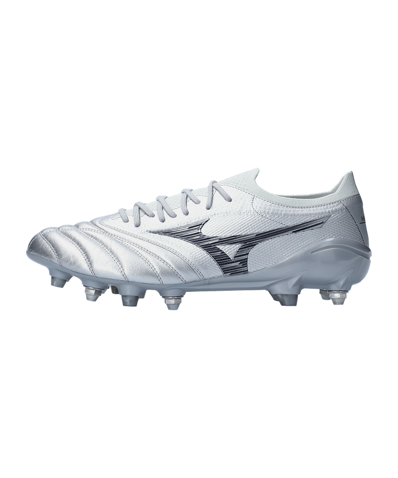Mizuno Morelia Neo Beta Made in Japan Mix SG Platinum Silver