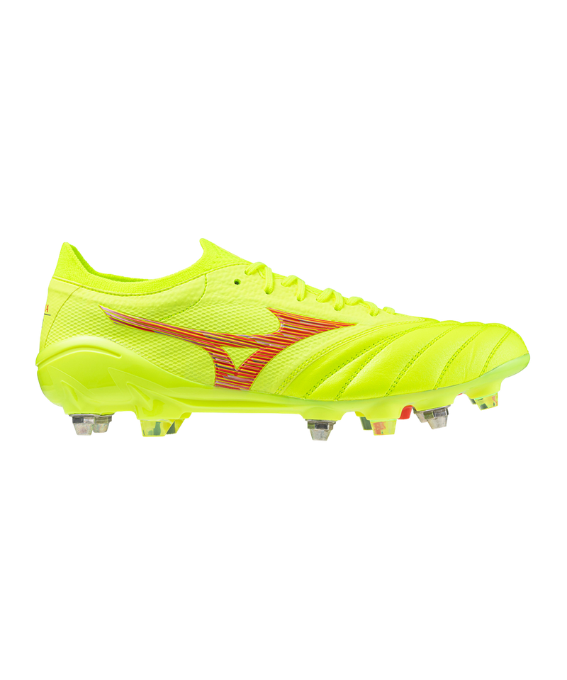 Mizuno Morelia サッカーシューズ ネオンイエロー Mizuno Morelia Neo III Pro AG 'Yellow Black' P1GA228401