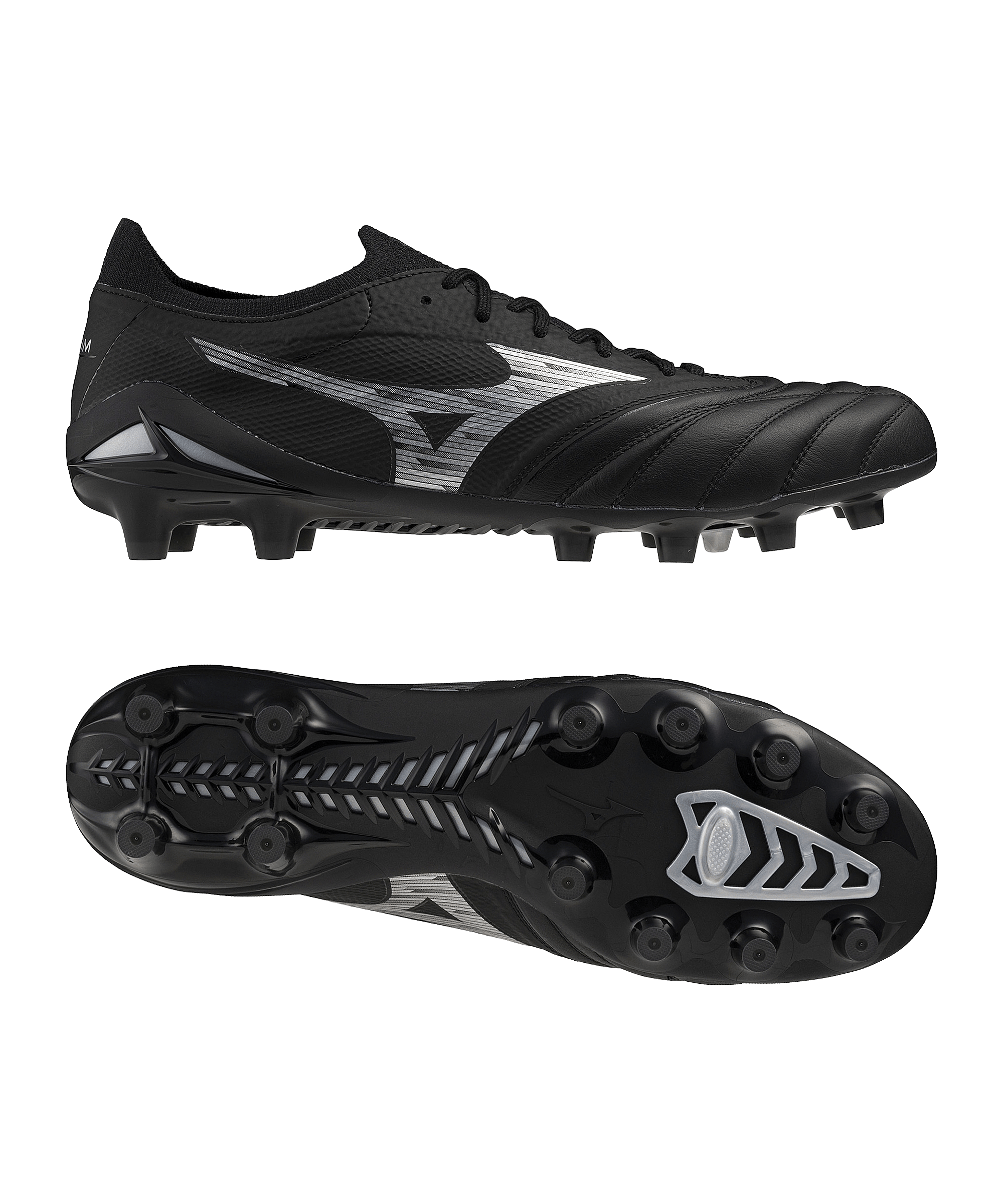 Mizuno Morelia Neo IV Beta Elite FG Unlimited Black Zwart