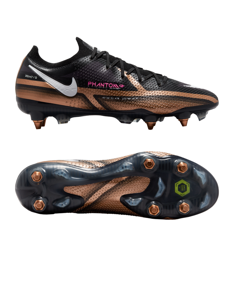 シューズ Nike PHANTOM GT2 ELITE SG-PRO Nike Phantom GT2 Elite SG-Pro AC Generation - gold