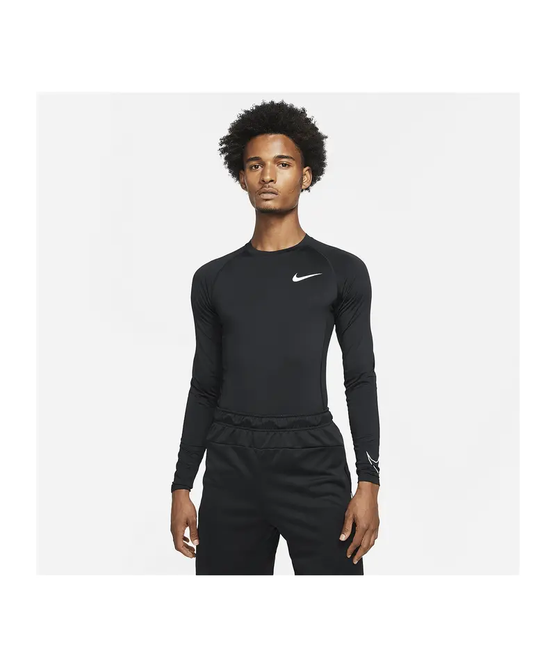 Nike Pro Undershirt l/s - Black