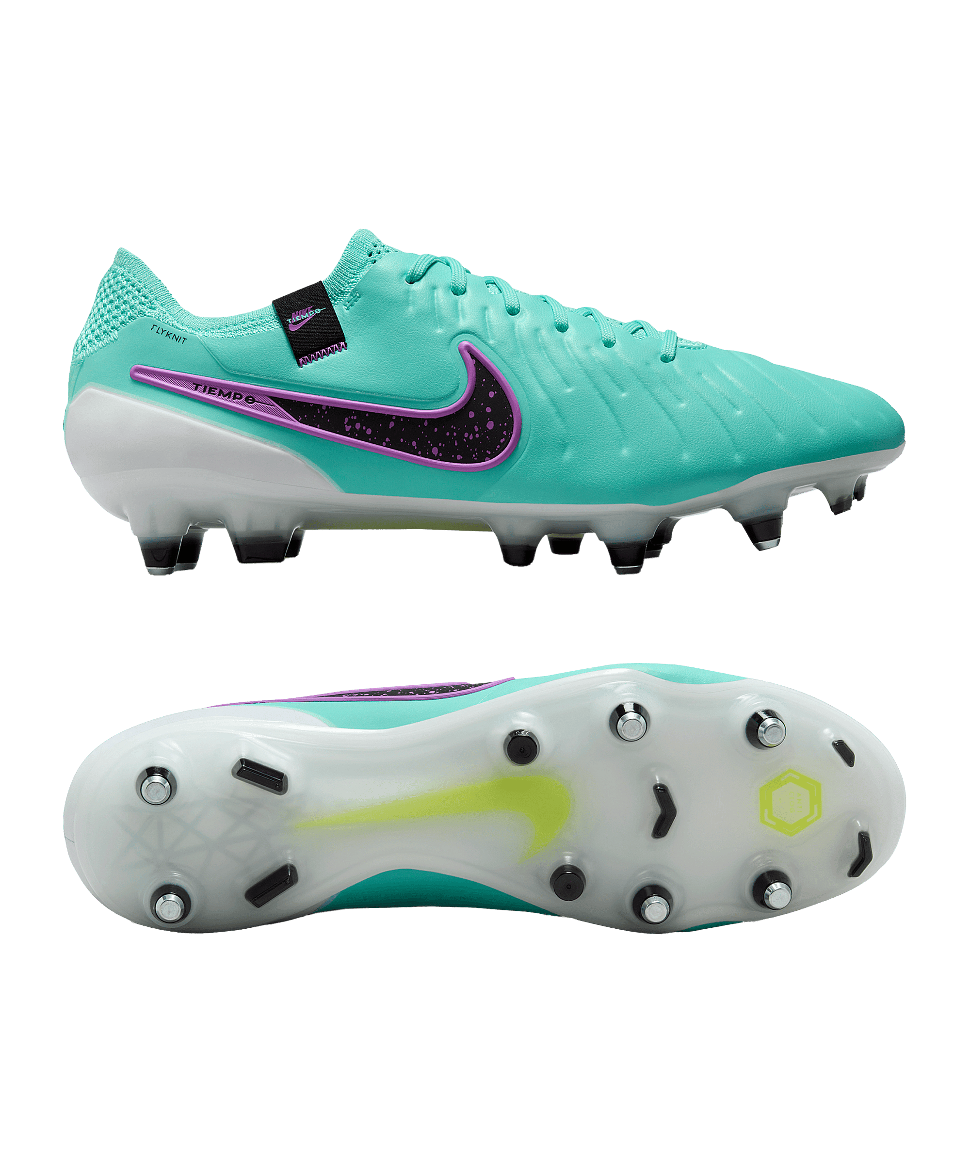 シューズ Nike Tiempo LEGEND 10 ELITE SG-PRO AC Nike Tiempo Legend 10 Elite SG-Pro AC Metallic Silver Volt