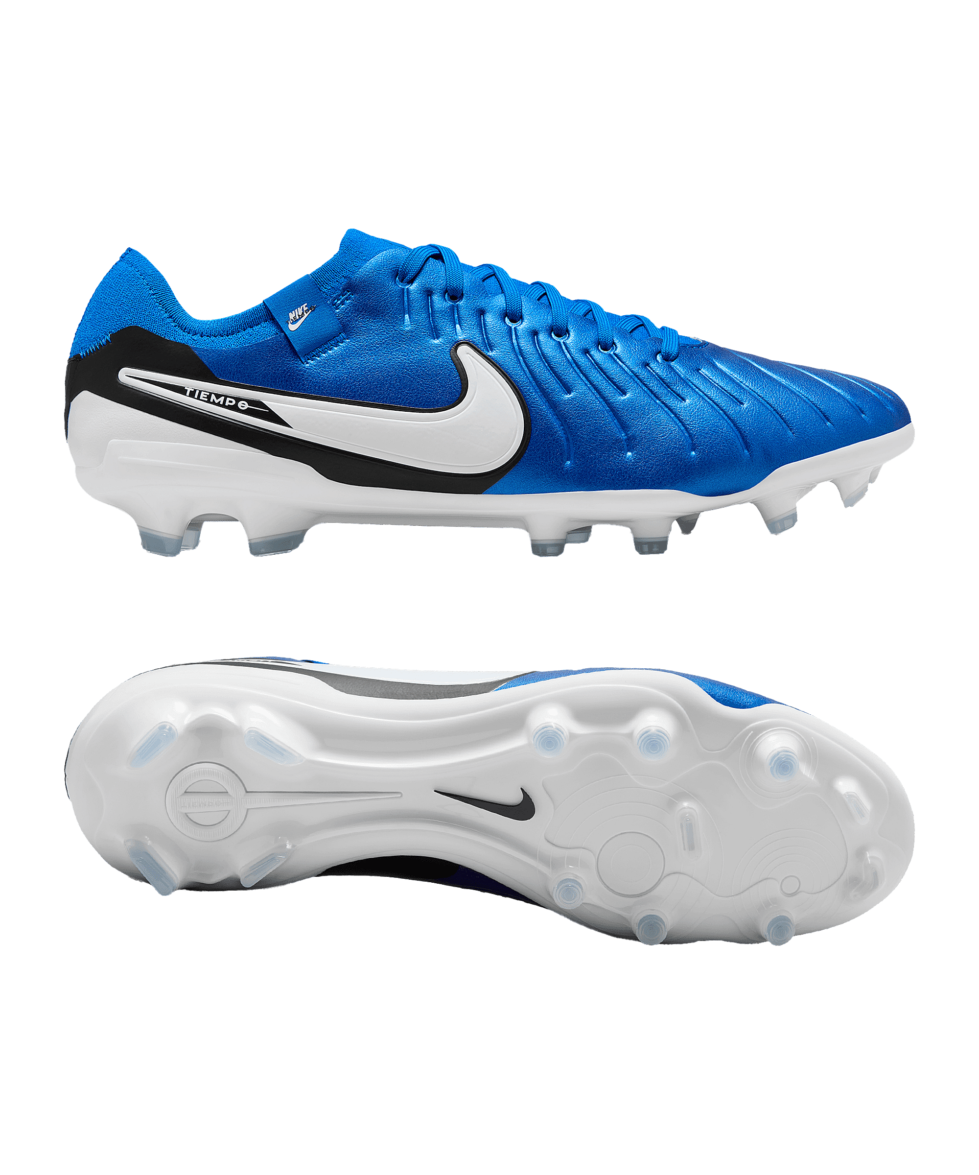 Nike tiempo white blue online