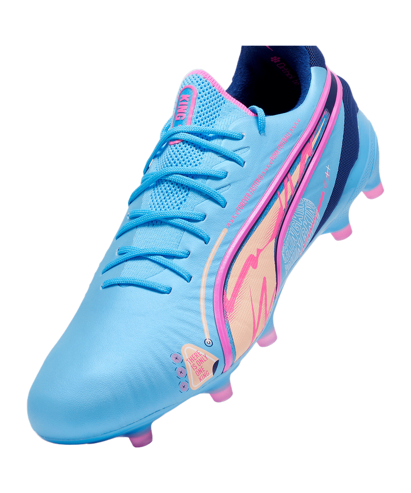 PUMA KING Ultimate FG AG Volume Up Blue