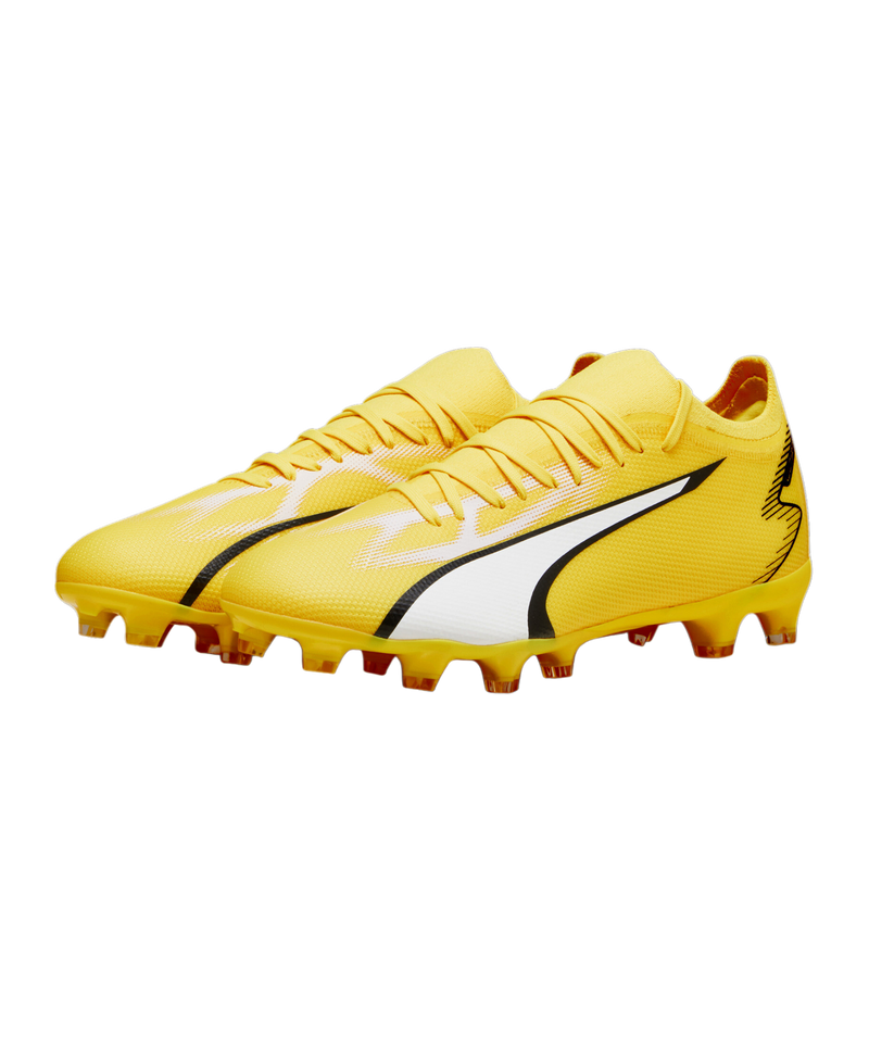PUMA ULTRA イエロー FGシューズ 25 PUMA Ultra Ultimate SG Voltage - Yellow Blaze/White/Black