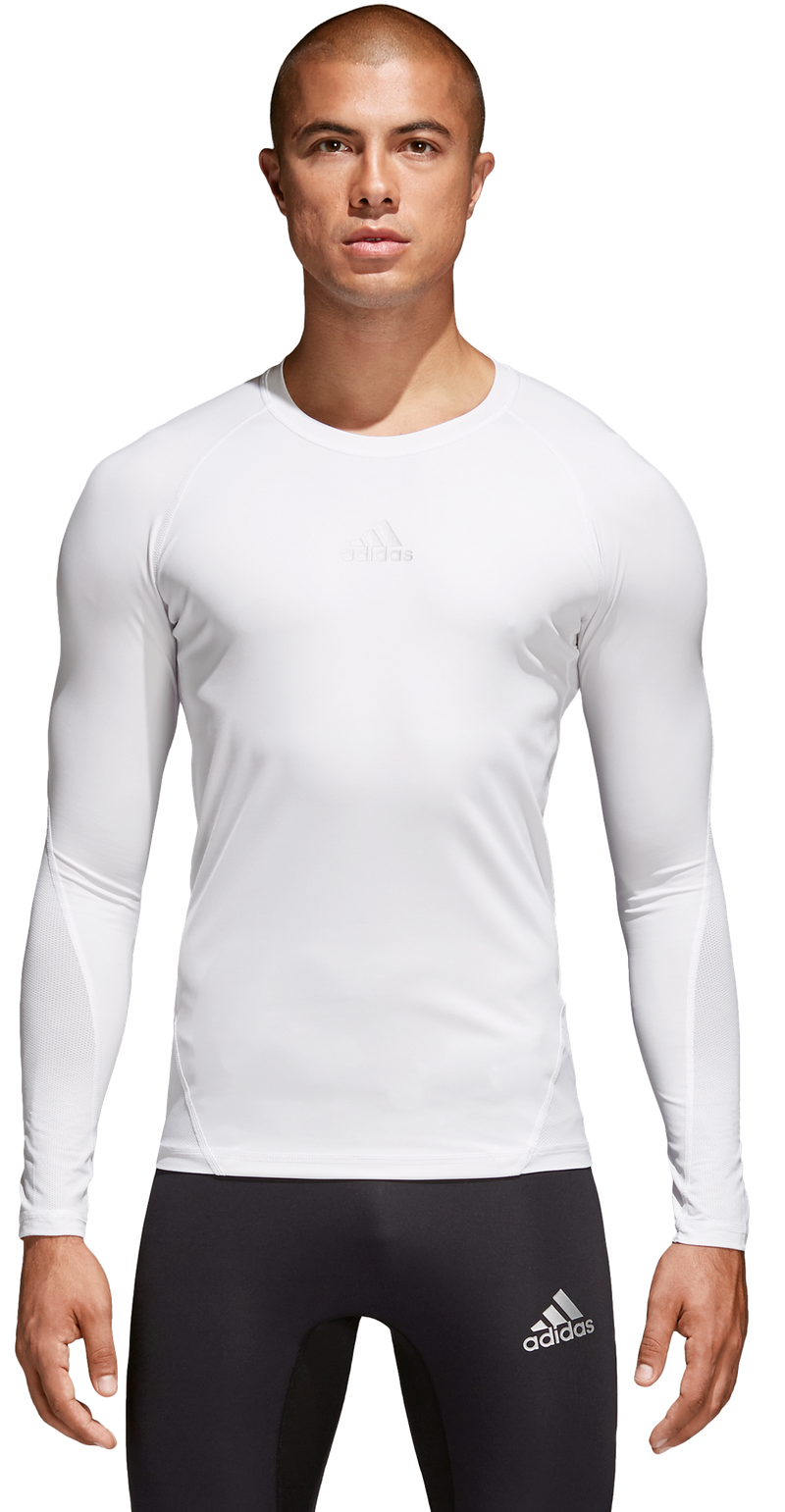 Fertile Dazzling pay adidas Alphaskin Sport Shirt Longsleeve - White