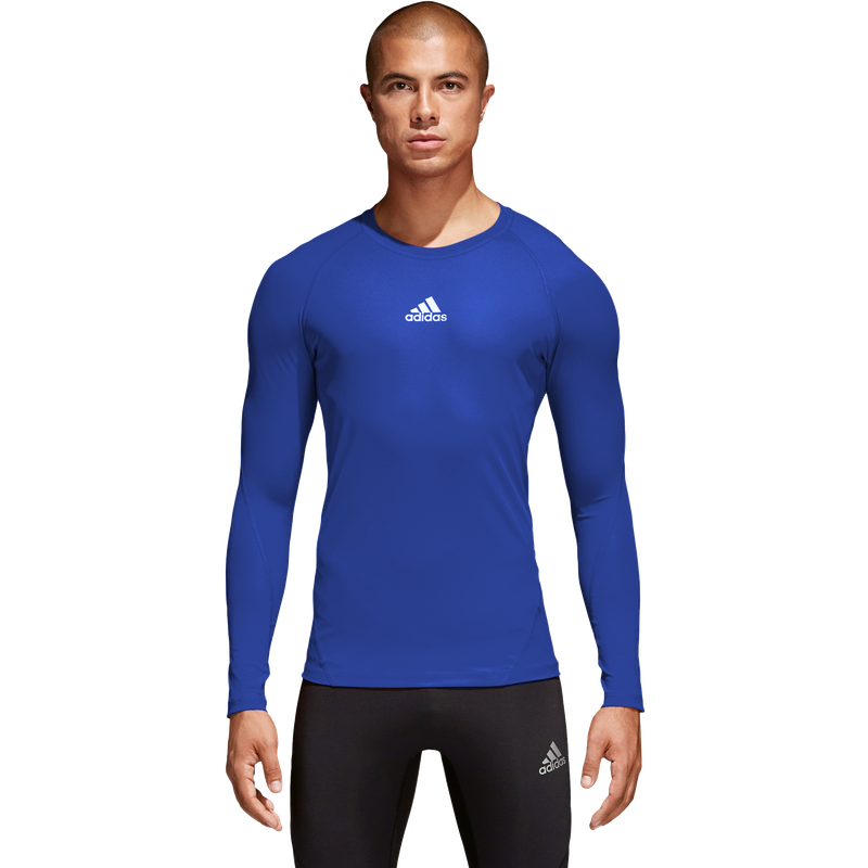 adidas Alphaskin Sport Shirt Longsleeve Blue