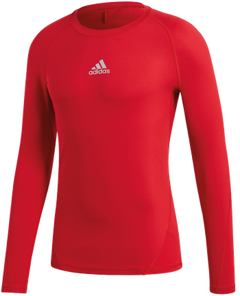 adidas Alphaskin Sport Shirt Longsleeve Red