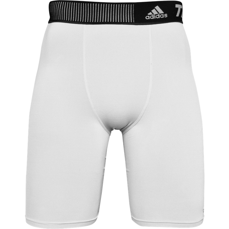 adidas Tech Fit Base Short Tight Pants Bianco - Main Image