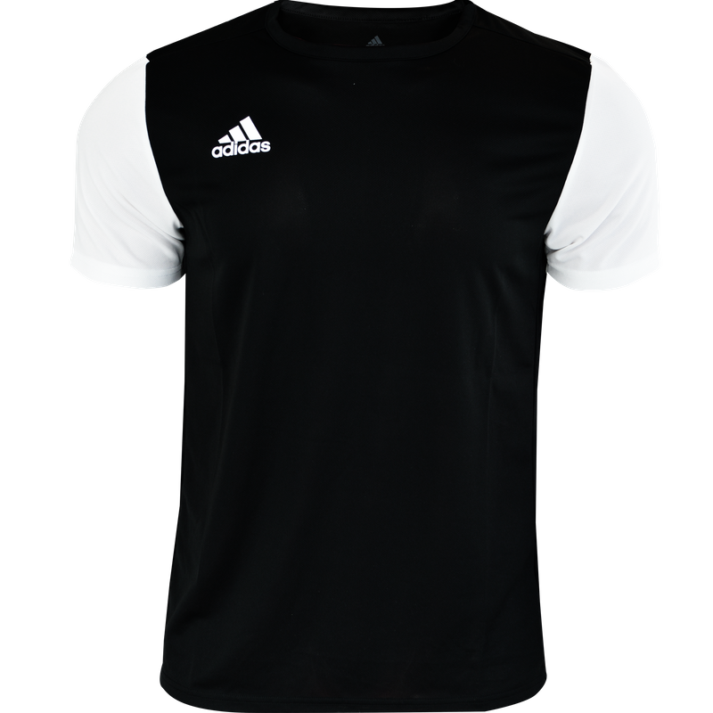 Black and white adidas soccer jersey on sale