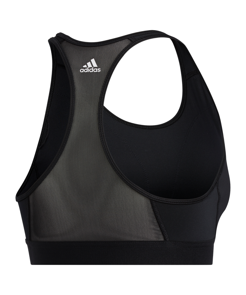 adidas womens Don't Rest Alphaskin Badge of Sport Bra Black/White