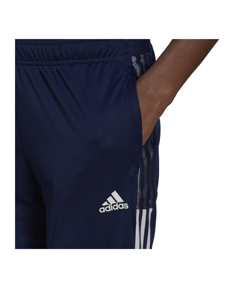 adidas Tiro 21 3/4 Pants Women - Blue