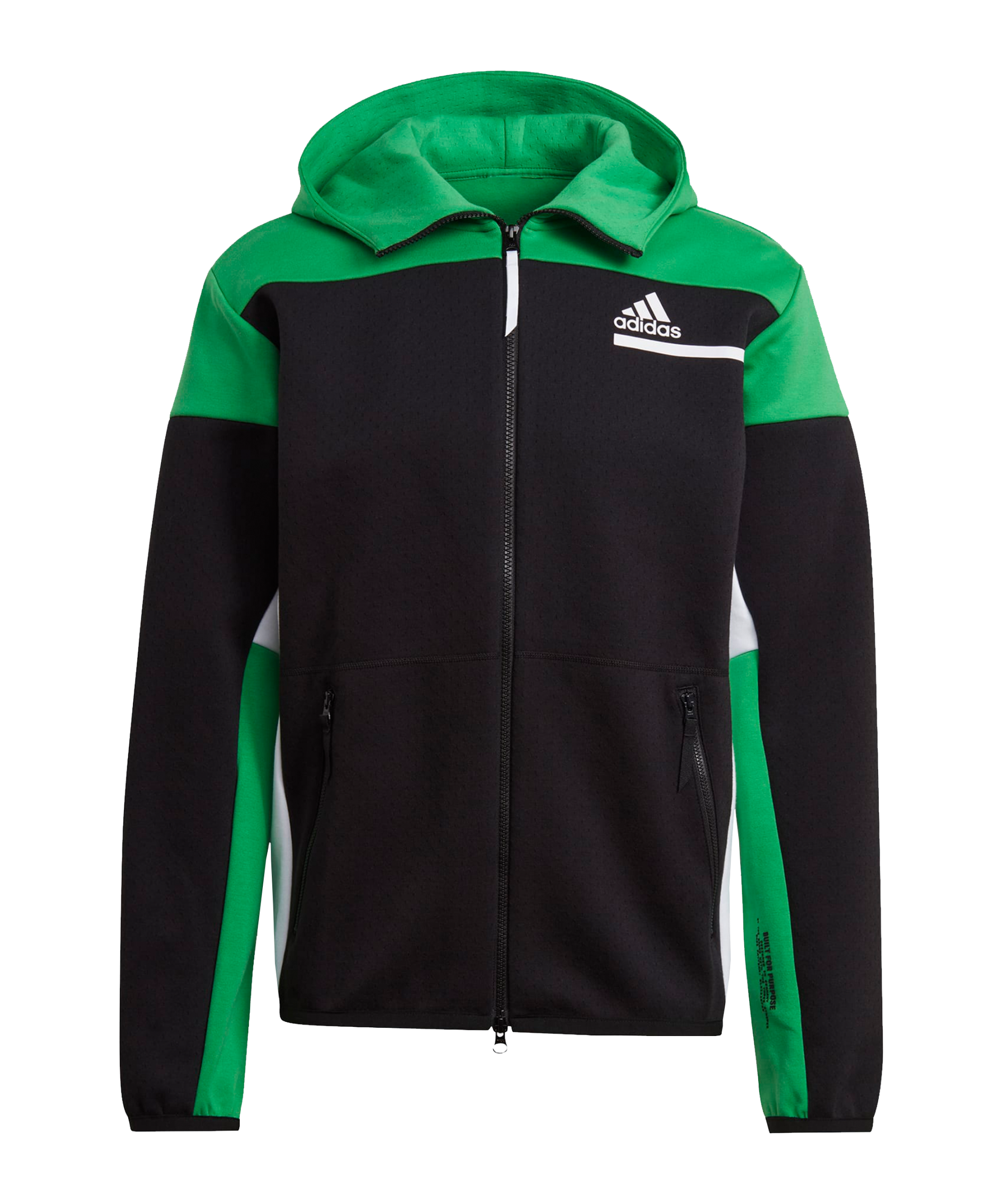 adidas zne full zip hoodie black