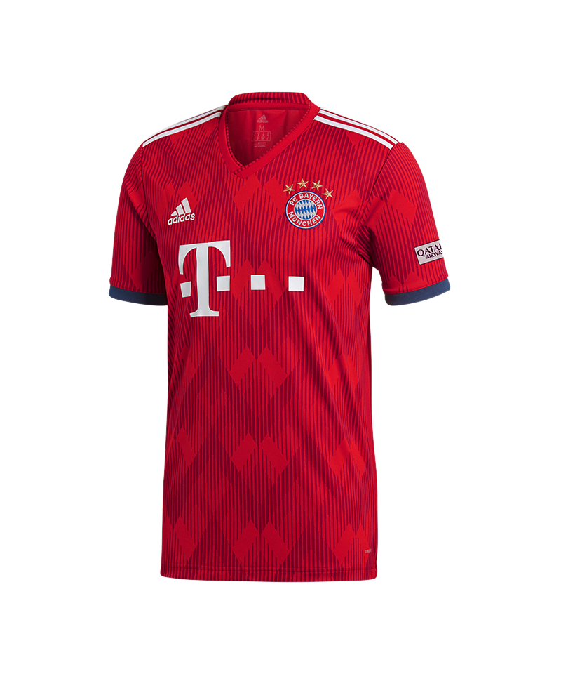 Continentaal tactiek stroomkring adidas FC Bayern München Shirt Home 2018/2019 - Red