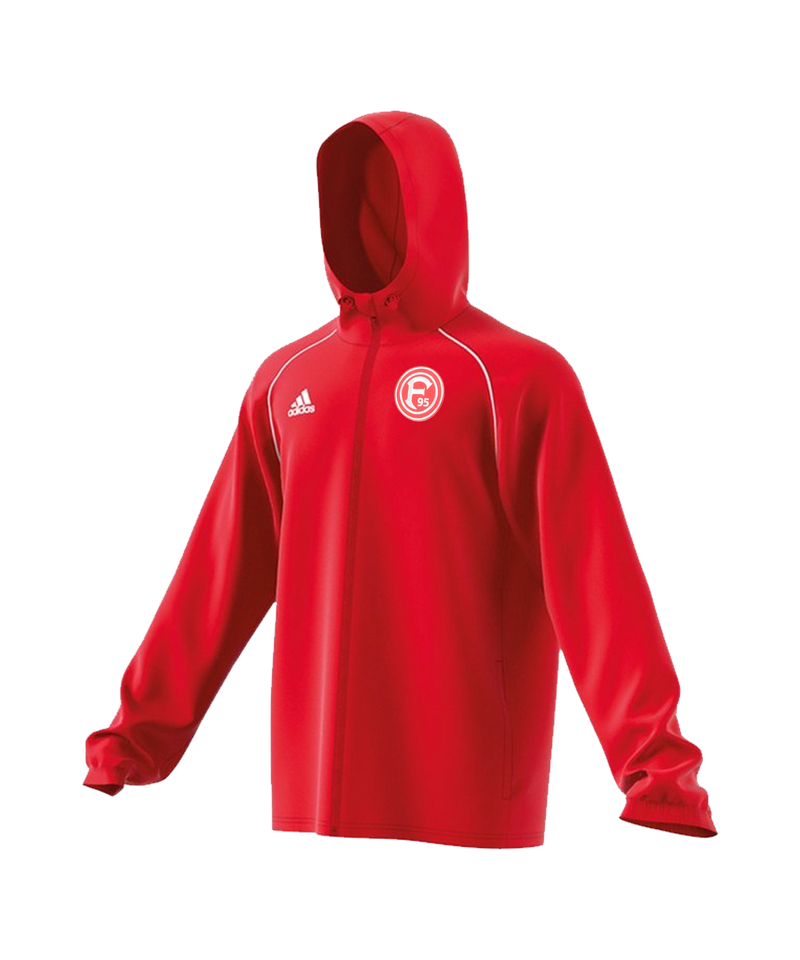 adidas Fortuna Düsseldorf Rain Jacket - Red