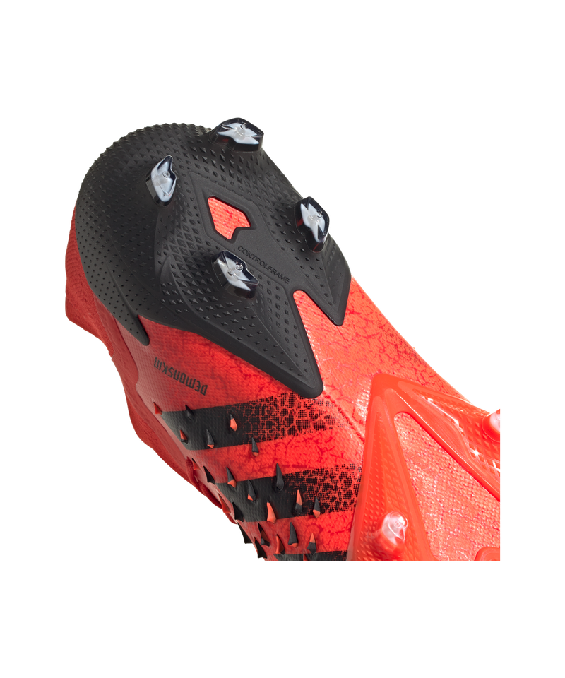 adidas Predator FREAK.1 L FG Meteorite - Rouge