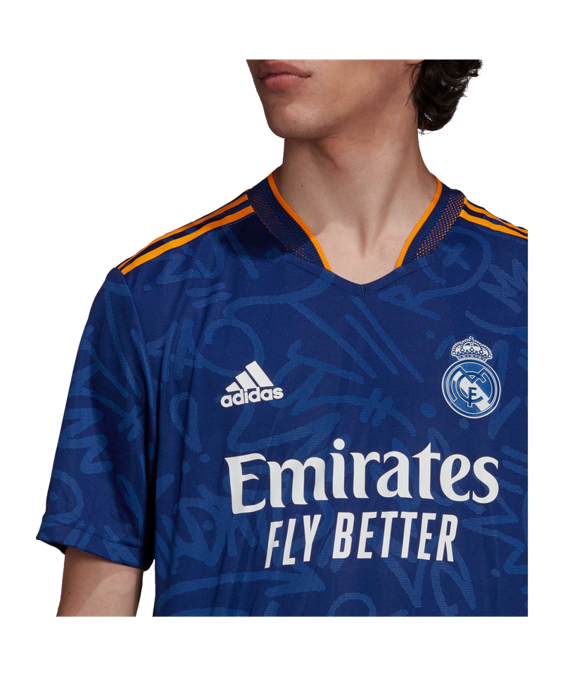 Men's adidas Blue Real Madrid 2021/22 Away Replica Jersey