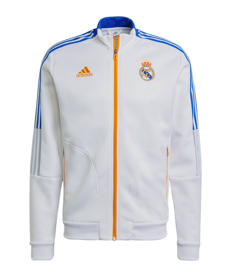 adidas Real Madrid Anthem Jacket - White