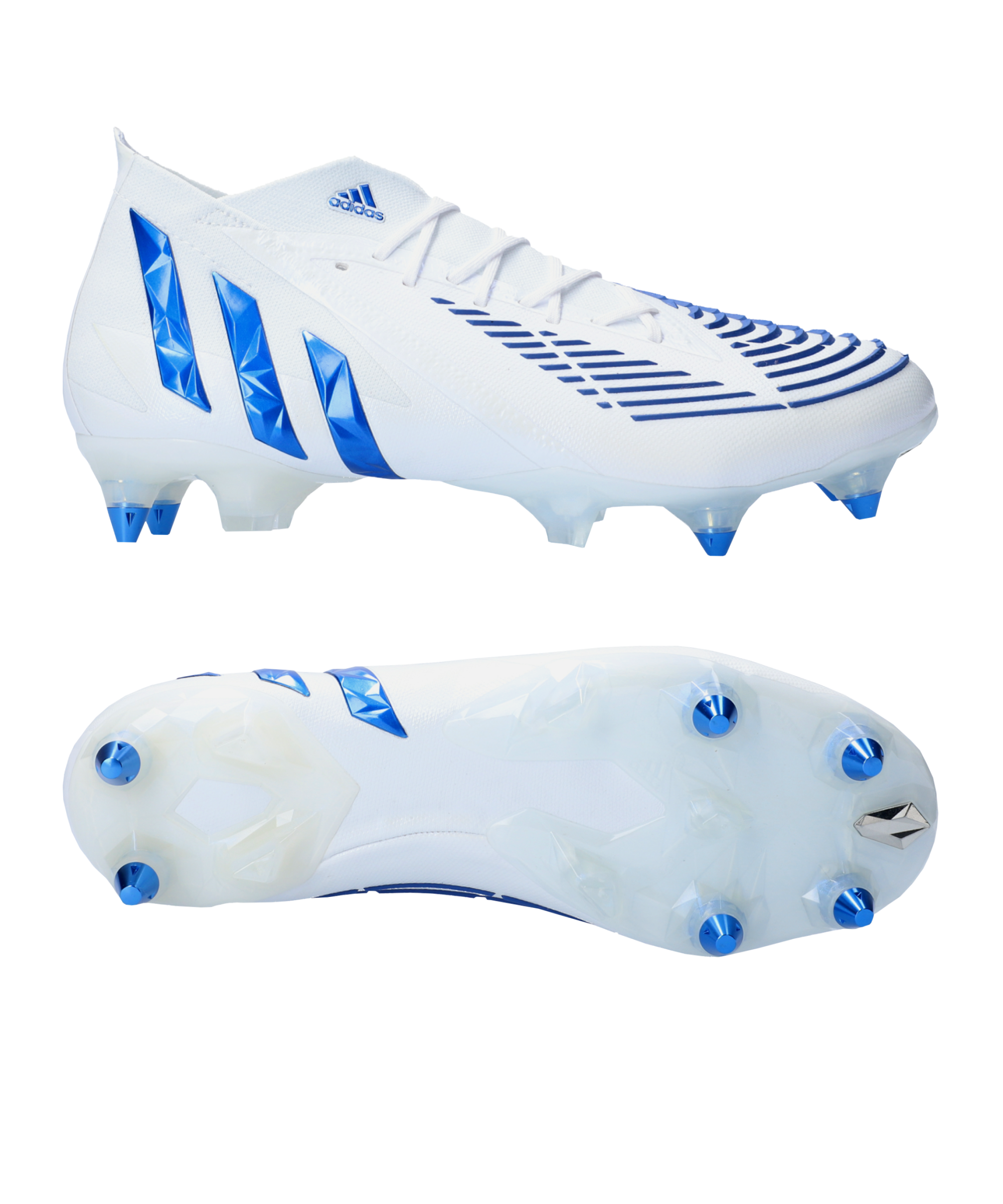 adidas predator edge fg diamond edge wit donkerblauw