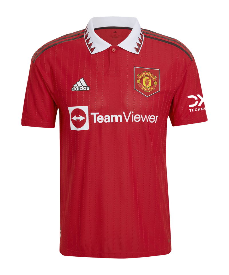 adidas Manchester United Auth. Shirt Home 2022/2023 Rouge