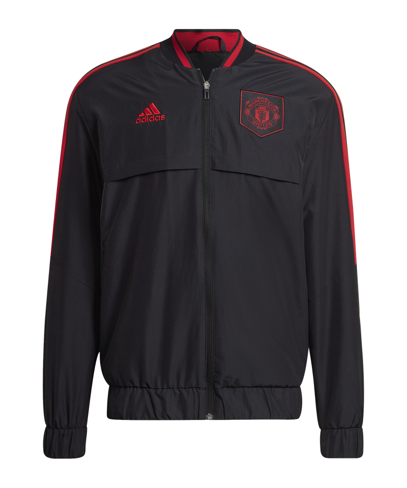 adidas Manchester United Track Top Jacket Schwarz