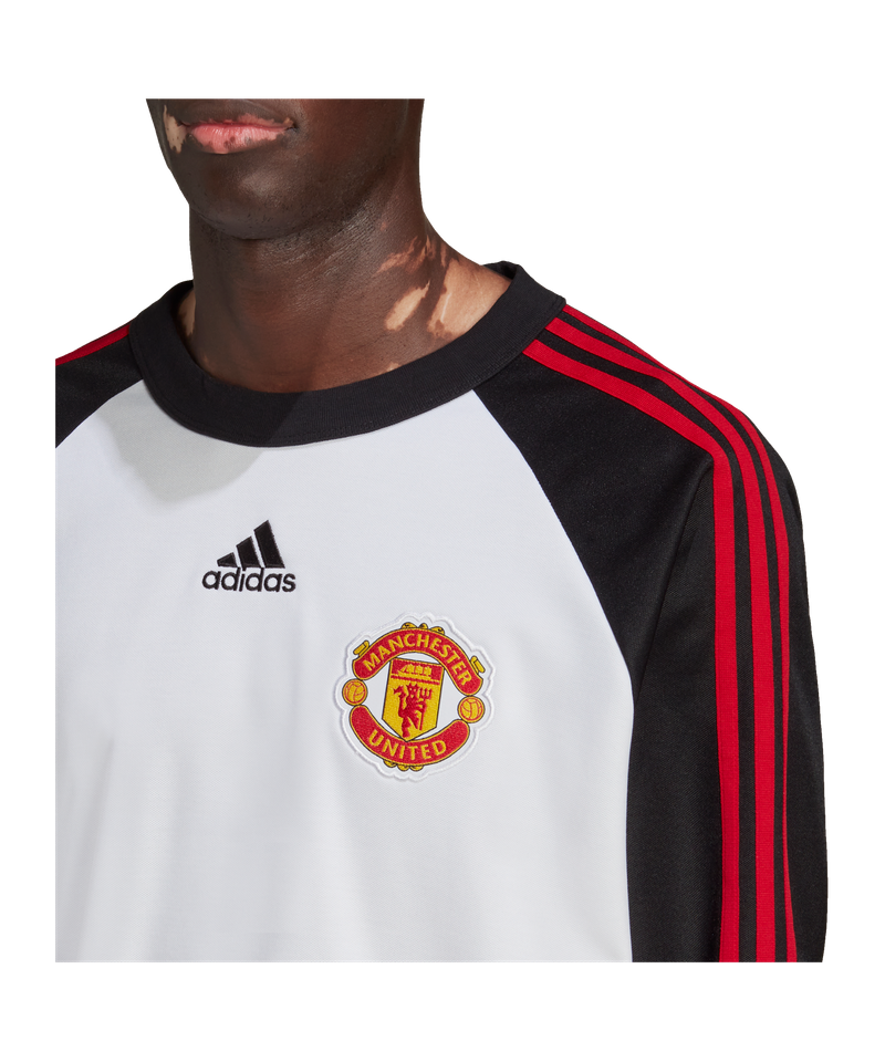 Llanura Abastecer Enfermedad infecciosa adidas Manchester United Sweatshirt - Black