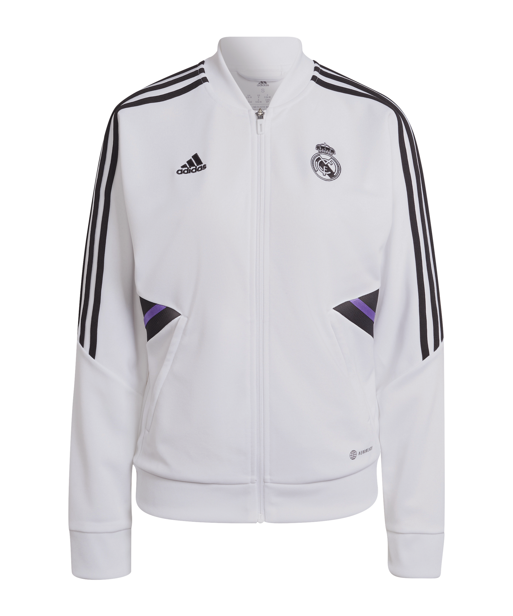 bijkeuken Recensent Hassy adidas Real Madrid Jacket Women - White