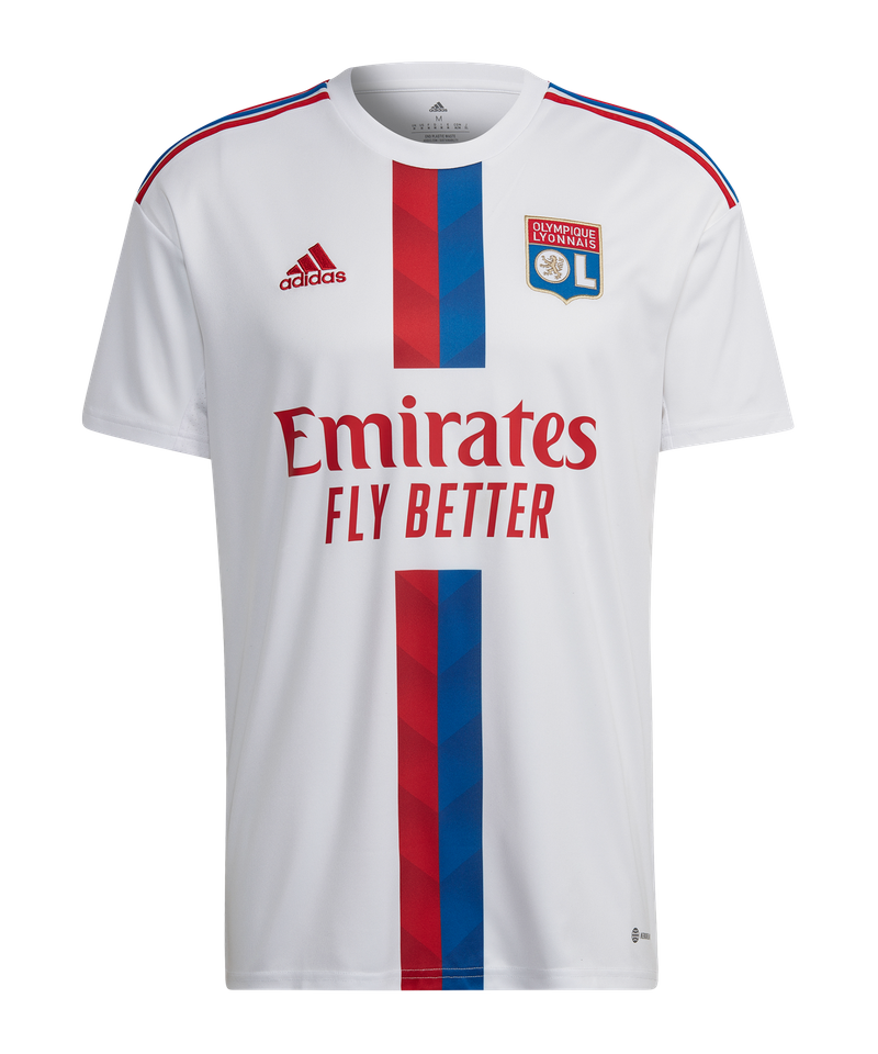 adidas Olympique Lyon Shirt Home 2022/2023 - White