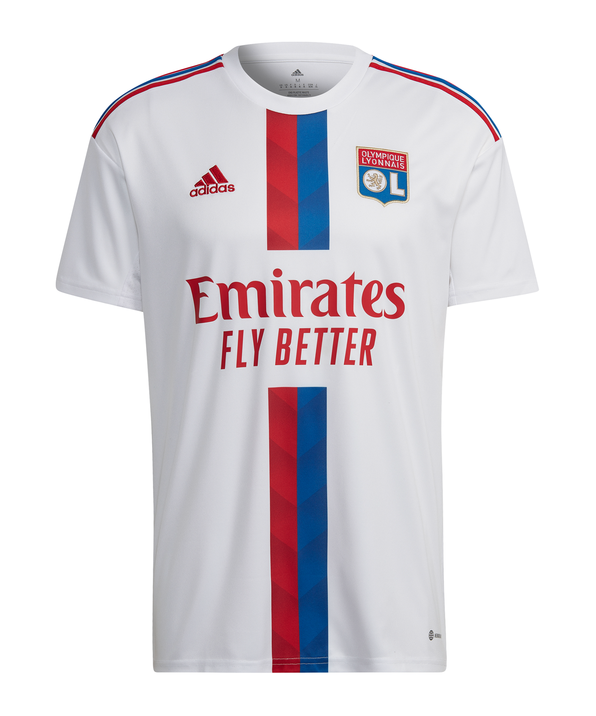stad Verlichten calorie adidas Olympique Lyon Shirt Home 2022/2023 - White