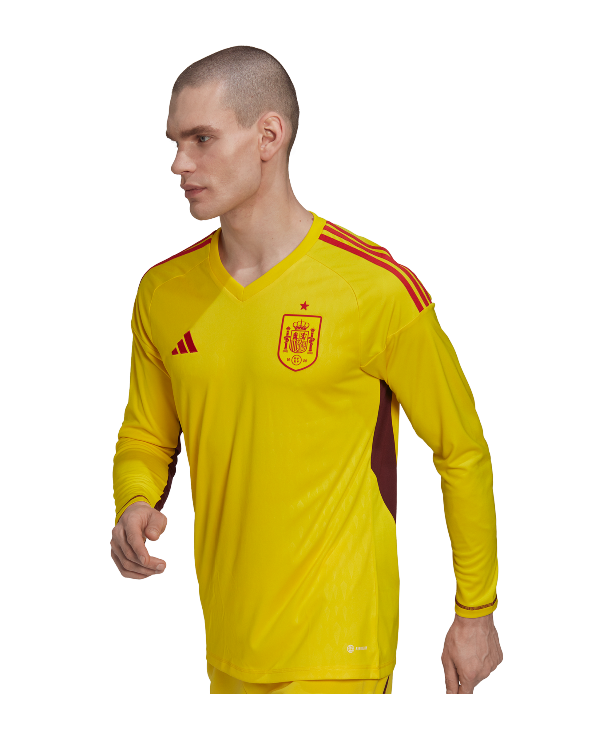 adidas Spanien GK-Shirt WM 2022 - Yellow