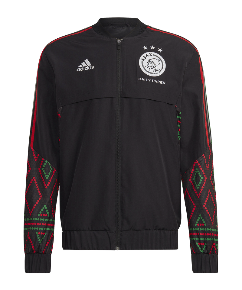 adidas Ajax Amsterdam OG Quarter-Zip Jacket - Black