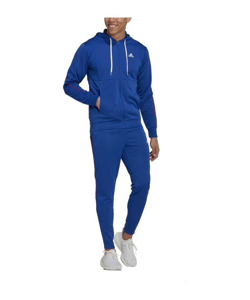 adidas MTS Rib Aerorea Tracksuit Blue