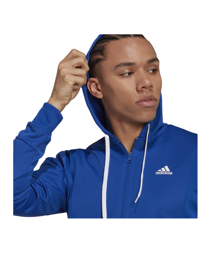 adidas MTS Rib Aerorea Tracksuit Blue