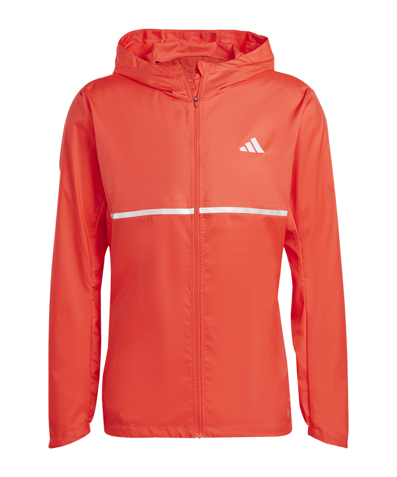 adidas Own the Run Running Jacket Orange