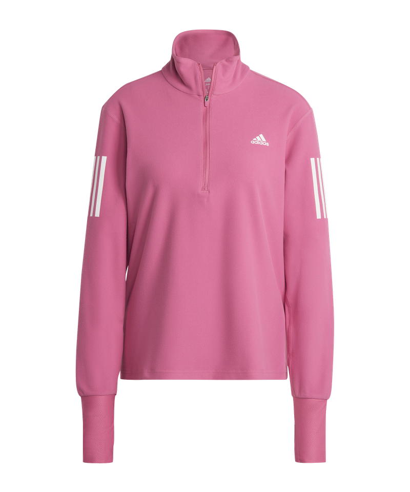 Adidas half outlet zip jacket women's