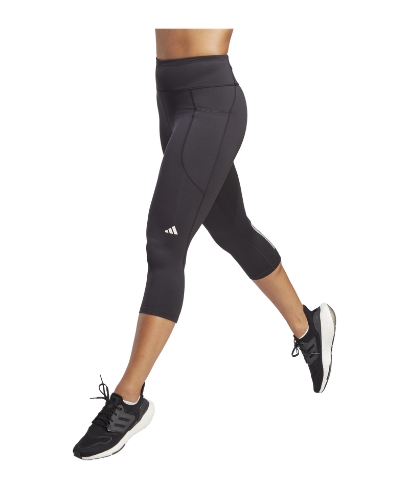 adidas Dailyrun 3/4 Women's Running Tights - Black/White