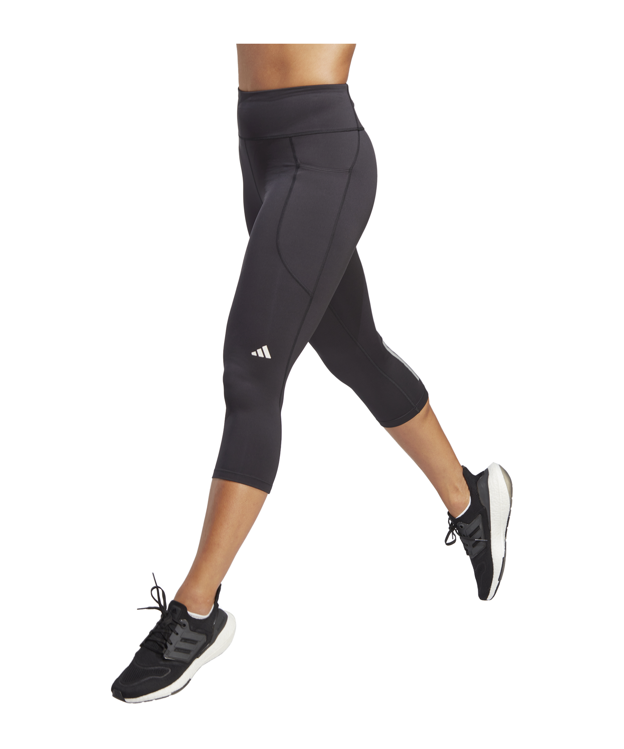 adidas Women's Performance Dailyrun 3/4 Leggings - BLACK