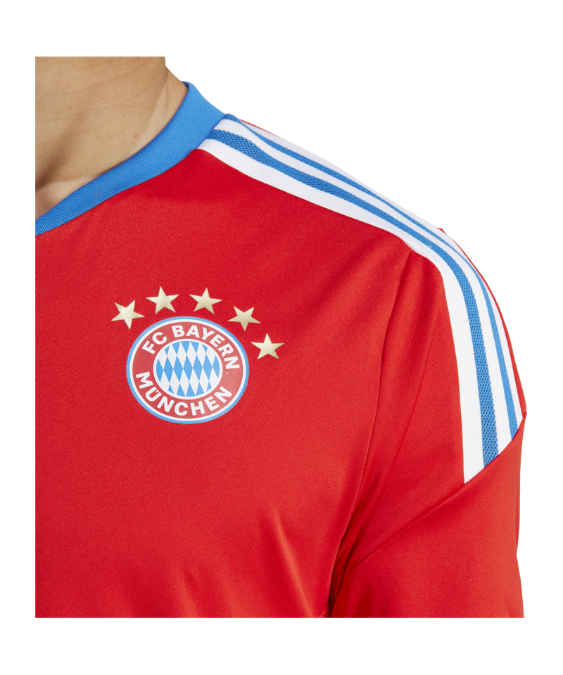 het internet Vierde Waterig adidas FC Bayern München Trainingsshirt - Rood