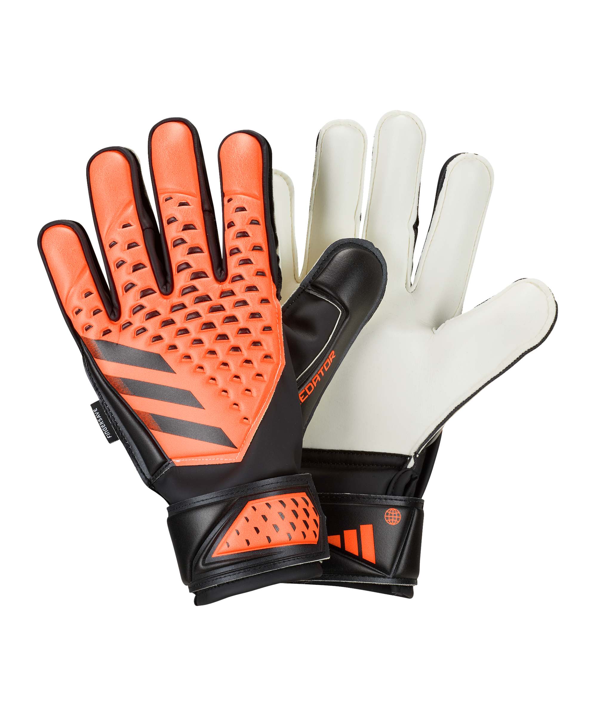 adidas Predator Match Fingersave Heatspawn Kids - Black