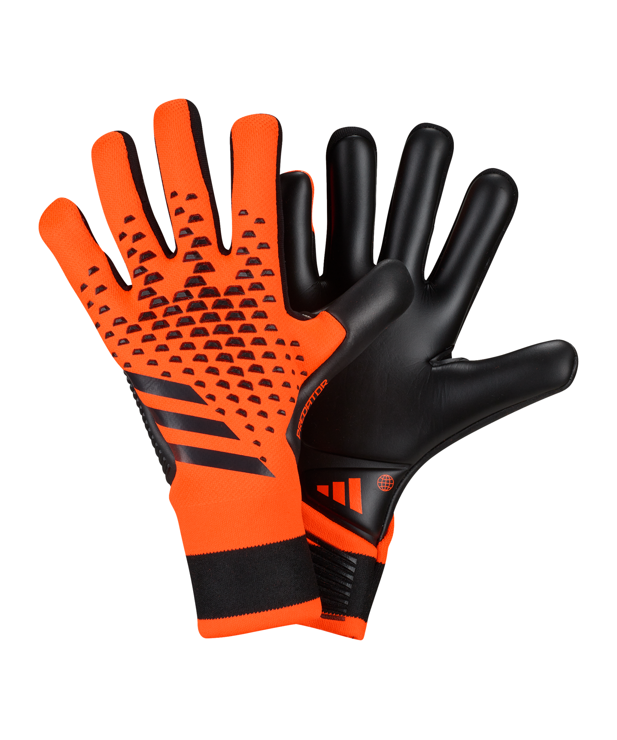 Elite Sport 2022 Neo Orange Goalkeeper Gloves - orange-black, 9