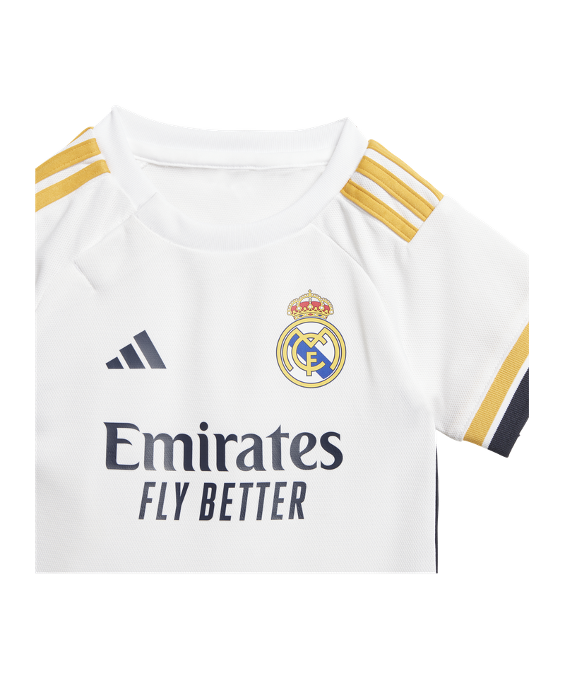 Adidas Real Madrid Home Authentic L/S Jersey 2023-2024 - L