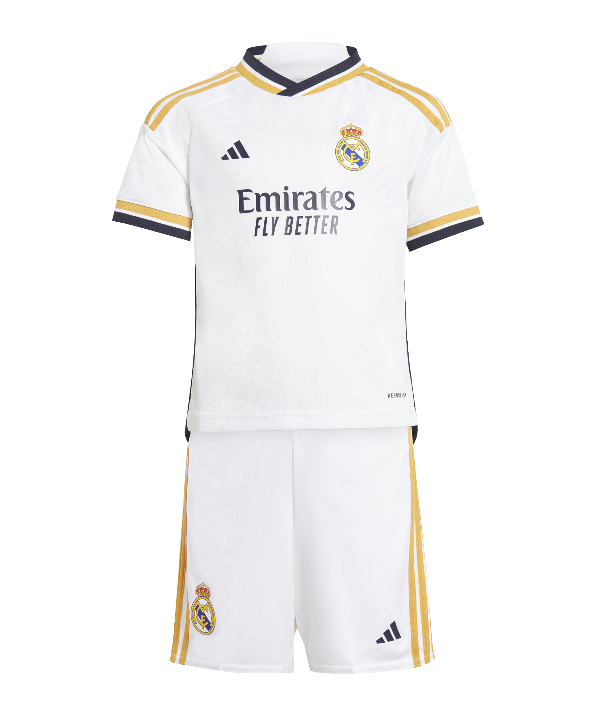 Adidas Real Madrid Home Authentic L/S Jersey 2023-2024 - L