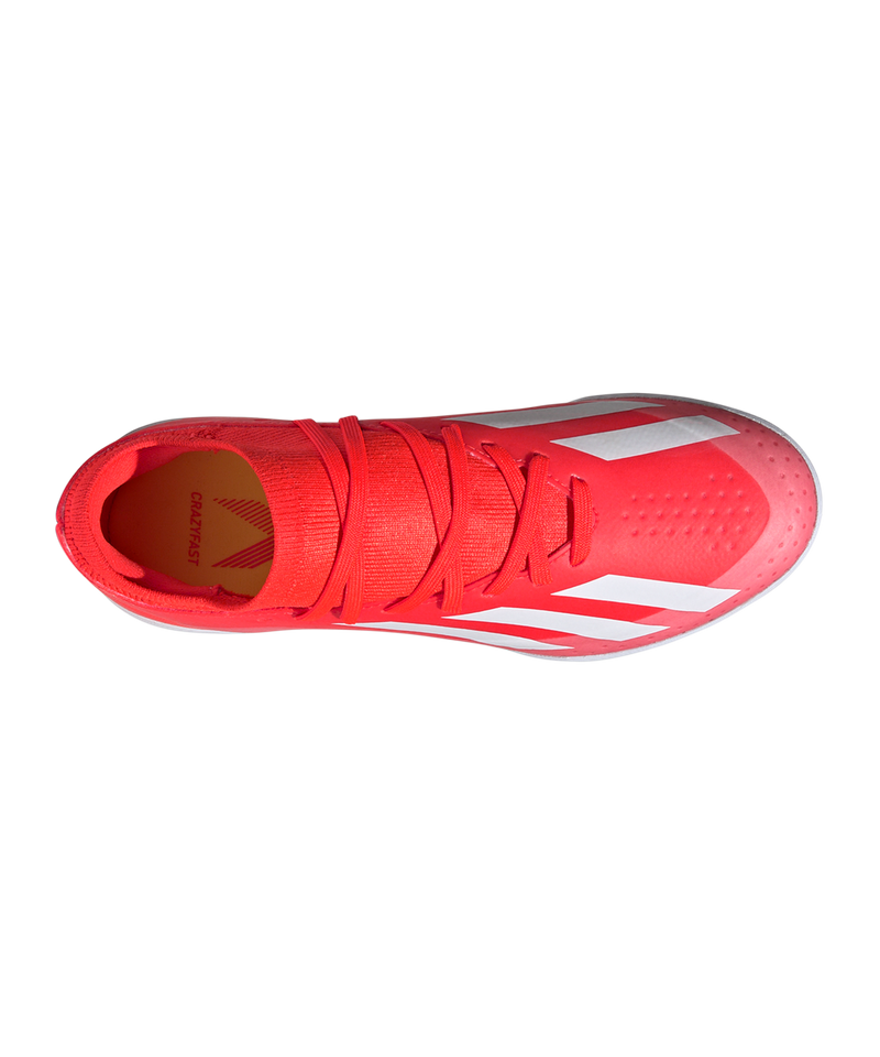 adidas X Crazyfast League IN Indoor Kids Energy Citrus Red