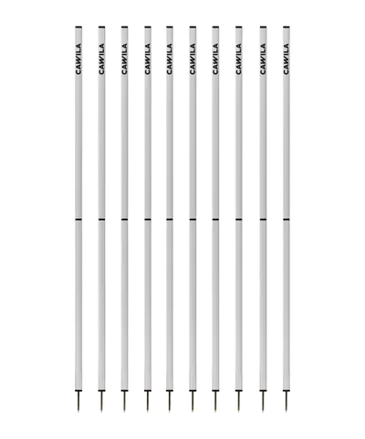 Cawila Academy Slalomstangen 10 Set (33mmx180cm)