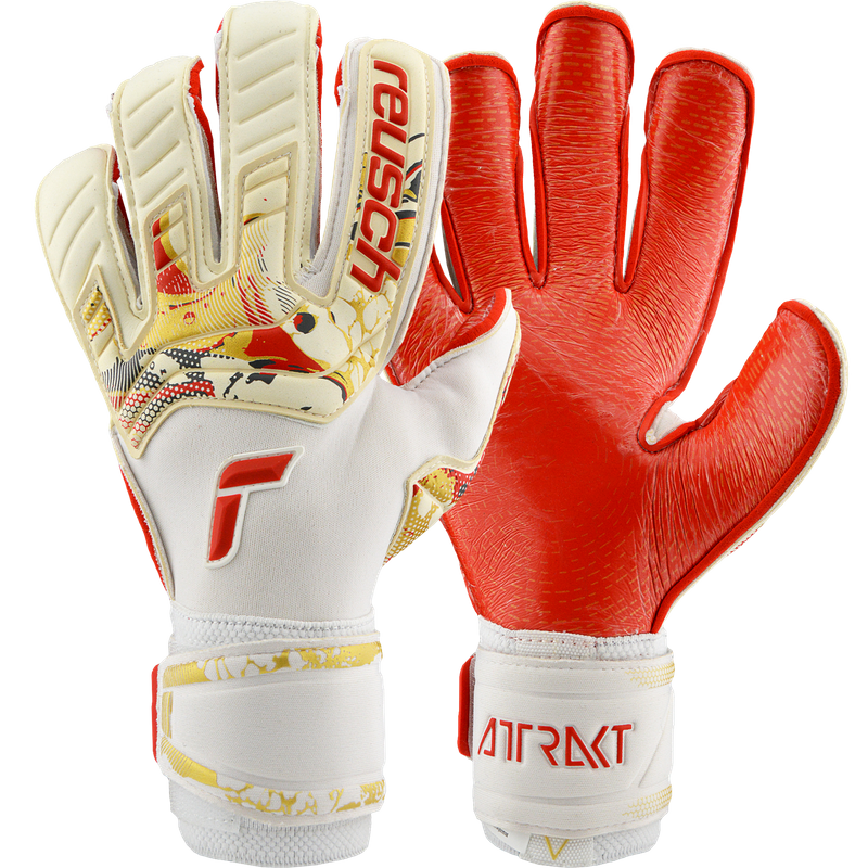 Reusch Attrakt Gold X Glueprint Guanti Portiere – Unisex Adulti, Taglio Negative Cut