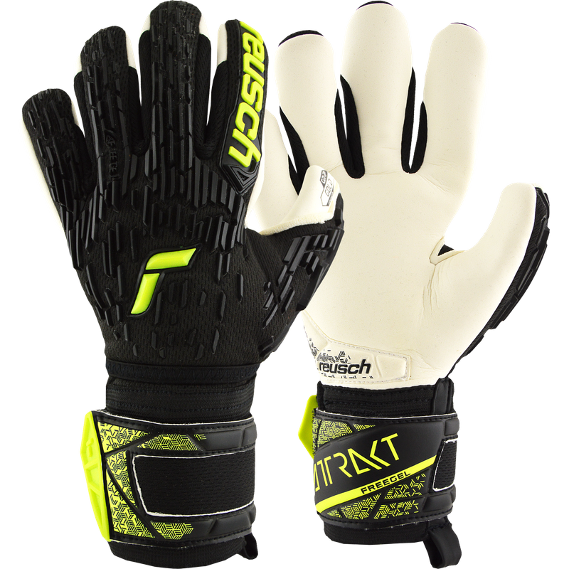 Reusch Attrakt Freegel Finger Support Night Spark 2024 Kids Yellow