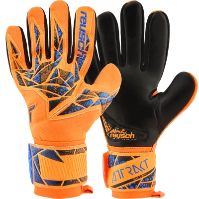 Reusch Attrakt Silver NC Hyper Orange