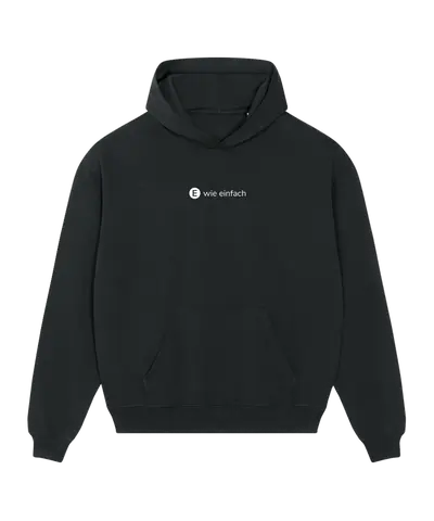 E wie einfach Logo Hoodie